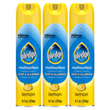 Pledge Dust & Allergen Multisurface Cleaner, Aerosol Spray, Lemon Scent, 9.7oz