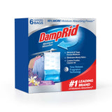 DampRid Lavender Vanilla Hanging Moisture Absorber, 15.4 oz., 6 Pack - Eliminates Musty Odors for Fresher, Cleaner Air, Ideal Moisture Absorbers for Closet, 10% More Moisture Absorbing Power*
