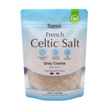 Sante Grey Coarse Sea Salt From the Celtic Sea - 1.1lb Unrefined French Sea Salt, 100% Natural, Rich in 82+ Minerals, Flavor & Savory