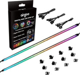 airgoo Addressable RGB PC LED Strip, AG-NEON-LS1 Diffused Silicon Rubber Tube Neon Strip, for 5V 3-pin argb Header or AG-DRGB16 SignalRGB Controller(Not Included), Come with Magnetic Brackets