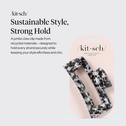 Kitsch_Jumbo_Hair_Clip_for_Women_–_Recycled_Plastic_Hair_Claw_Clip_-_All-Day_Strong_Hold,_Durable_Non-Slip_Grip_for_Thick_&_Thin_Hair_-_Black,_1pc