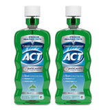 ACT Anticavity Fluoride Mouthwash with Zero Alcohol, Prevents Cavities, Freshens Breath & Strengthens Teeth, Mint Flavor, 18 fl. oz.