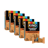 KIND Breakfast Protein Bars, Gluten Free, Low Sodium, Healthy Snacks, 8g Protein, 30 Count (30 Packs of 2 Bars)