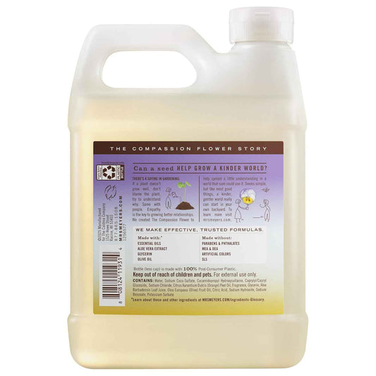 MRS. MEYER'S CLEAN DAY Hand Soap Refill, Compassion Flower Scent, 33 Fl Oz Bottle