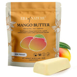 Organic Unrefined Raw MANGO BUTTER BLOCK Bulk, Skin Moisturizing, Use Alone or in DIY Body Butters, Soaps, Lotions and lip balm - 8oz Skincare Moisturizers Skin Repair Comfort