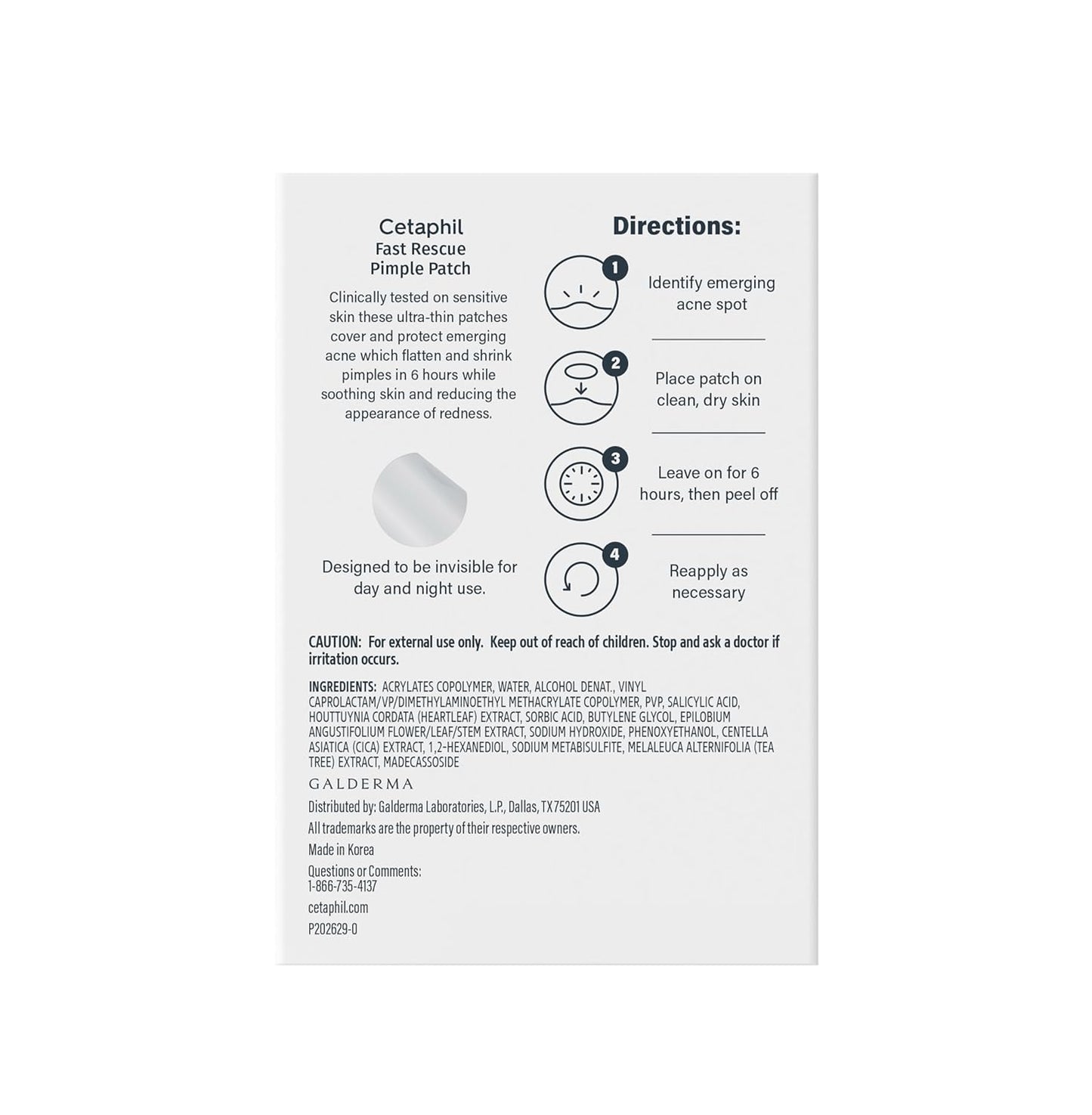 Cetaphil_Acne_Patches,_Pimple_Patches_for_Sensitive_Skin,_Formulated_with_Salicylic_Acid,_CICA,_and_Heartleaf_Extract_for_Emerging_Pimples,_Visible_Results_in_6_Hours,_24_Count