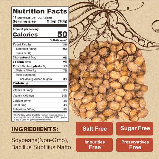 JAYUSS_Japanese_Natto_Freeze_Dried_Natto_Beans_4_Oz,_Non-GMO_Fermented_Soybean,_0_Additives,_Simply_Rehydrate_for_Fresh_Natto_or_Ready_to_Eat_Snack,_Topping,_Made_in_Japan_114g