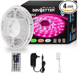DAYBETTER Led Strip Lights 16.4ft/32.8ft/50ft/100ft/200ft Kit with Remote and Power Supply Color Changing