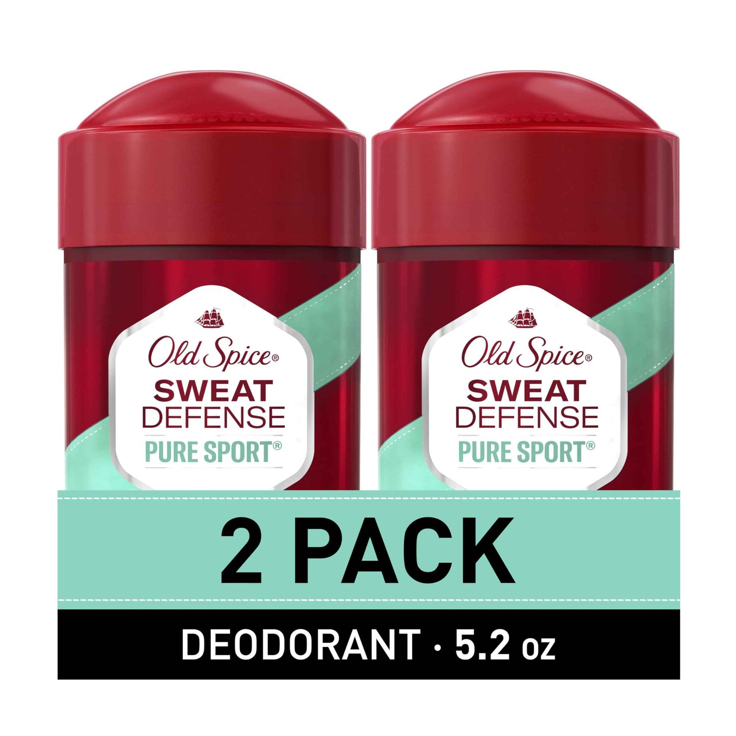 Old Spice Antiperspirant and Deodorant for Men, 24/7 Sweat and Odor Protection, Legendary Fragrance, Sweat Defense, Pure Sport Plus, 2.6 oz