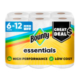 Bounty Essentials Select-A-Size Paper Towels, White