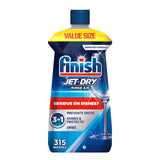 Finish Jet-Dry Dishwasher Rinse Aid, Compatible with Dishwasher Detergent, Prevents Spots & Residues, Dries, Shine & Protects