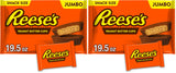 REESE'S Milk Chocolate Snack Size Peanut Butter Cups, Candy Jumbo Bag