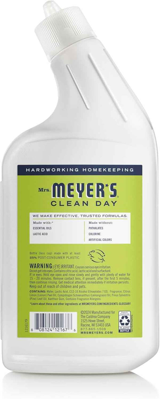 MRS. MEYER'S CLEAN DAY Liquid Toilet Bowl Cleaner, Stain Removing, Lemon Verbena, 24 oz