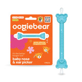 Oogiebear Baby Nose Cleaner & Ear Wax Removal Tool - Safe Booger & Earwax Removal for Newborns, Infants, Toddlers - Dual-Ended - Essential Baby Stuff
