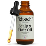 Kitsch Rosemary Oil for Hair Growth – Hair Oil with Biotin, Castor & Jojoba – Pre-Wash Scalp oil for Hair Care – Lavender Scent | Ideal Gifts for Women