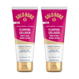 Gold Bond Plumping Collagen Body & Face Serum Lotion, Lightweight Hydrating Moisturizer with Collagen Peptide Complex, Jojoba and Grapeseed Oils to Visibly Plump Skin, Cherry Blossom Scent
