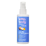 Lottabody Love Me 5-n-1 Leave-In Treatment with Coconut & Shea Oils, Lightweight, All-In-One, Leave-In Spray for Detangling Heat Protection Moisture Shine & Frizz Control, 5 oz