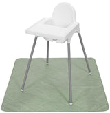 S&T INC. Baby Splat Mat for Under High Chair, Water Resistant Floor Mat, 42 Inches by 42 Inches, Grey Scatter
