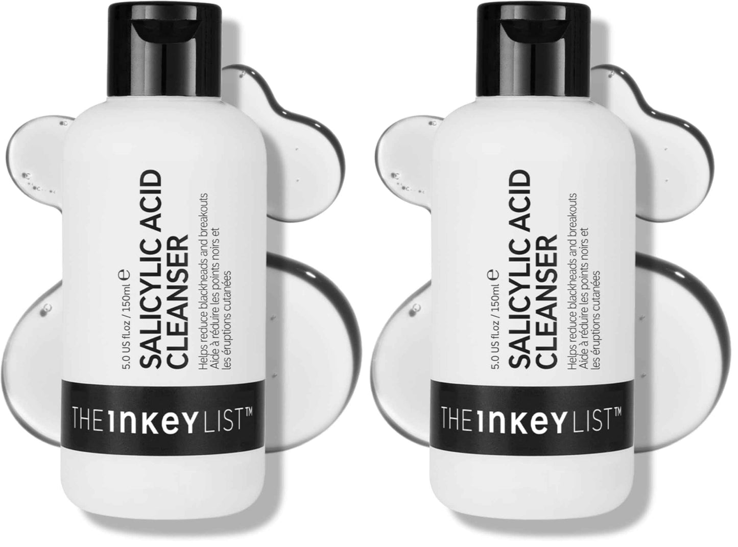 The INKEY List Salicylic Acid Cleanser - Daily Exfoliating Cleanser with 2% Salicylic Acid & Zinc PCA, Unclogs Pores, Anti Acne, Reduces Blackheads & Excess Oil for Clearer Skin