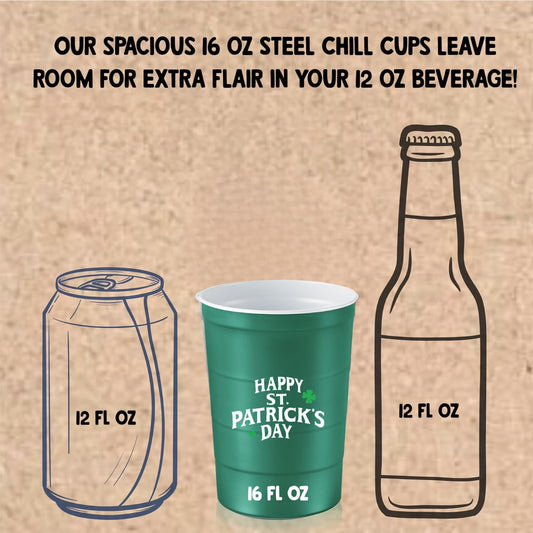 16_oz._Party_Cups_'St._Patrick's_Day'_Clover_Design_for_Cold_Drinks,_Durable,_Disposable,_Recyclable,_Made_in_USA,_Green,_12_Count