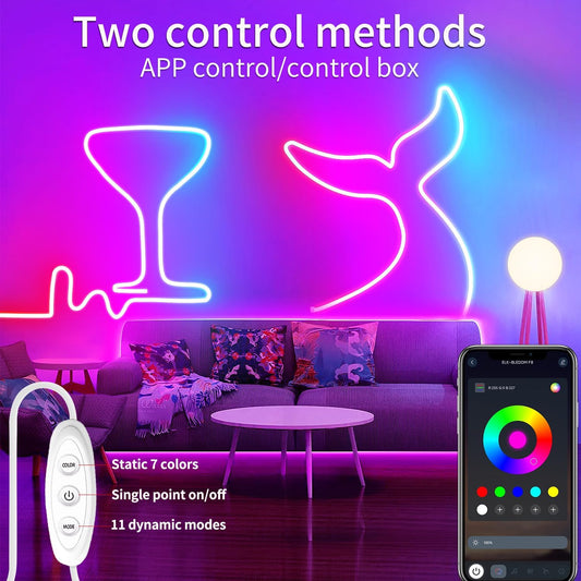 LED_Neon_Lights,_6.6ft/16.4FT_USB_Powered_LED_Strip_Lights,5V_Music_Sync_Color_Changing_Rope_Light_with_APP_Control,IP65_Waterproof_RGB_Rope_Lights_for_Bedroom,Cabinet,Kitchen,_DIY_Lighting