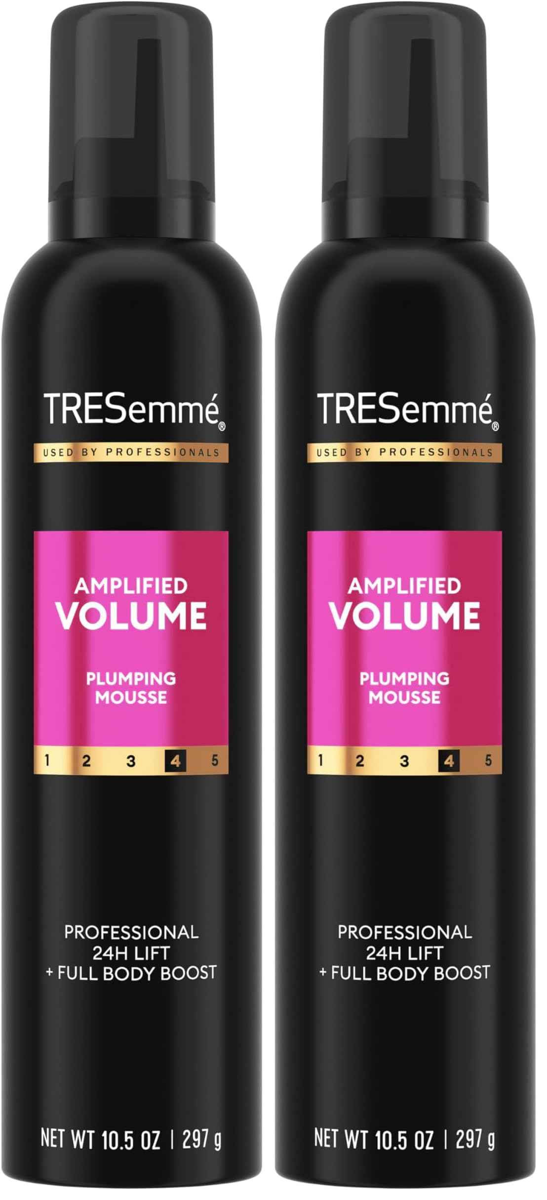 TRESemmé Plumping Mousse Amplified Volume for 24H Lift and Body with Pro Lock Technology 10.5 Fl Oz