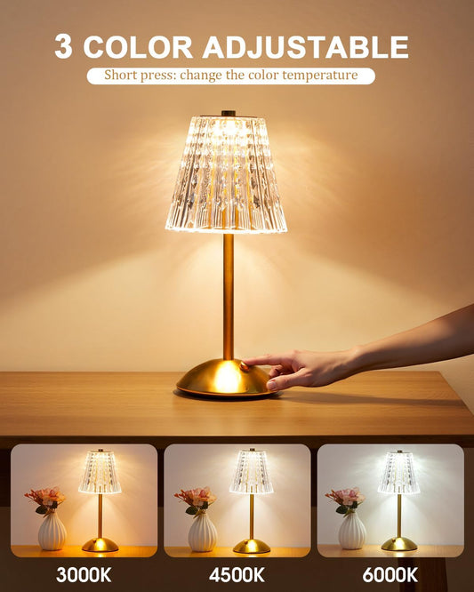 Cordless_Touch_Table_Lamp,_3500mAh_LED_Rechargeable_Small_Dask_Lamp,_3_Colors_Dimmable_Battery_Operated_Crysta_Lamp_for_Bedroom_Restaurant_Kitchen_Home_Decor,_Gold