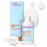 Super Peptide Serum - Anti-aging Facial Serum with Peptides and Copper Tripeptides to Plump and Firm - Water-Based Skincare for Face