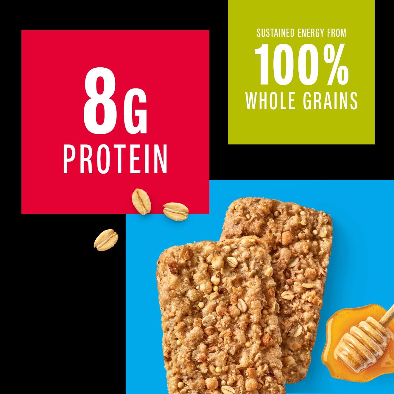KIND_Breakfast_Protein_Bars,_Honey_Oat,_Gluten_Free,_Low_Sodium,_Healthy_Snacks,_8g_Protein,_6_Count_(6_Packs_of_2_Bars)