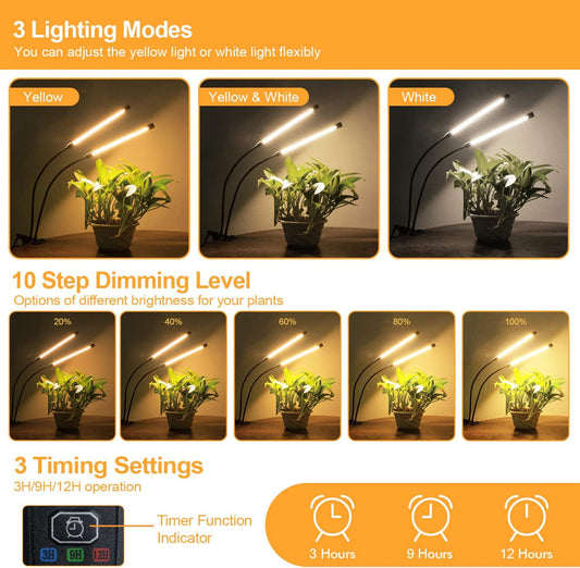 bseah_Grow_Light_Plant_Lights_for_Indoor_Plants,_Full_Spectrum_Plant_Grow_Lamp,_10_Dimmable_Levels,_Auto_ON_&_Off_with_3/9/12H_Timer