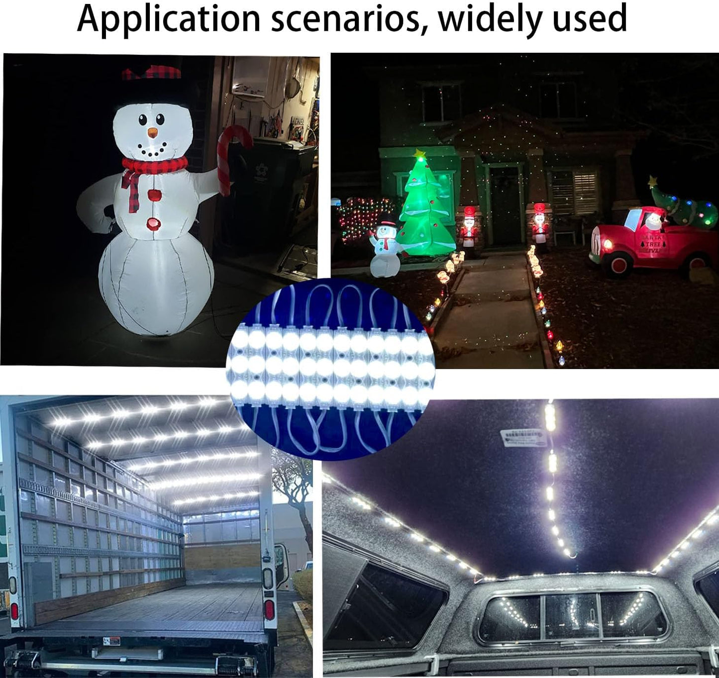 LED_Module,Replacement_Lights_for_Inflatables_White_20pcs_9.8_Ft_2835_SMD_150LM_Per_LED_Module_IP65_Waterproof_Christmas_Inflatables_Light_for_Letter_Sign_with_Tape_Adhesive_Backside_(White)