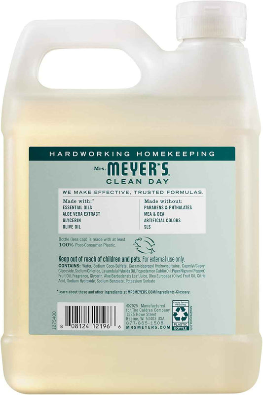 Mrs. MEYER'S CLEAN DAY Hand Soap Refill, Birchwood Scent, 33 Fl Oz Bottle