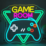 Gamerneon Playing Cards Neon Signs for Wall Decor Poker Teens Led Neon Light Blue White Usb Light Sign for Bedroom Casino Bar Hotel Play Room Birthday Party Decor