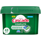 Cascade Complete Dishwasher Pods - Fresh Scent ActionPacs, Dishwasher Detergent, Dishwasher Soap, Detergent Pods