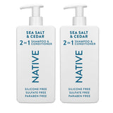 Native 2N1 Shampoo & Conditioner Set 16.5 fl oz