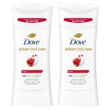 Dove Advanced Care Antiperspirant Deodorant for Women Twin Pack Revive 72 hour sweat and odor protection 2.6 oz (Packaging May Vary)