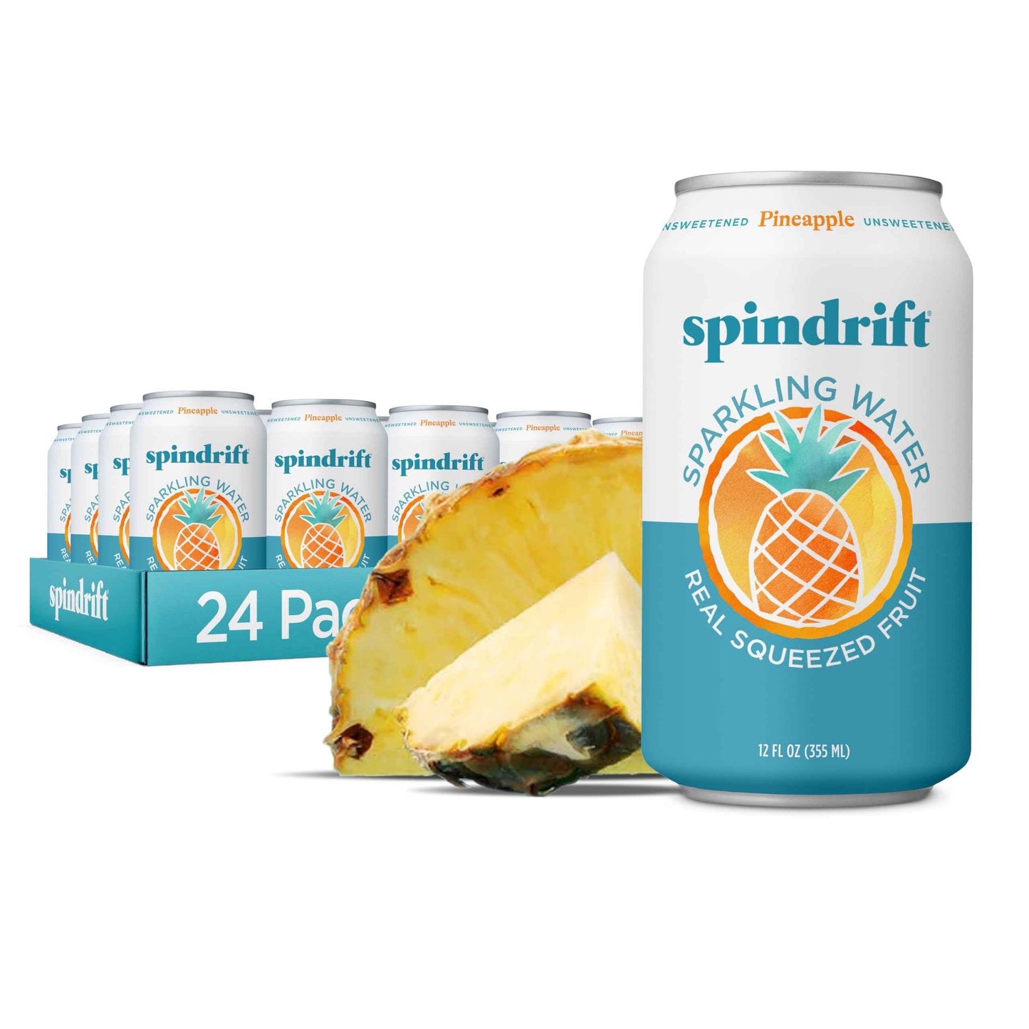 Spindrift Sparkling Water, Made with Real Squeezed Fruit, 12 Fl Oz Cans
