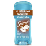 Secret Fresh Antiperspirant Deodorant for Women, 72hr Breathable Sweat & Odor Protection, Instant Freshness & Gentle, PH Balancing Minerals, Clear Gel
