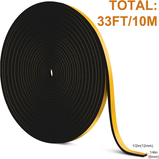 33Ft_Door_Weather_Stripping,_(1/2in_x_1/4in),_Strong_Adhesive,_Sound_Proof,_Door_Insulation,_Weatherproof_Foam_Tape_for_Doors,_Weatherstripping_for_Doors_Frames,_Windows