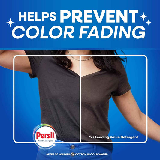 Persil Original Everyday Clean Liquid Laundry Detergent, Ultra Concentrated, Deep Clean & Care for Colors & Whites, Laundry Soap for All Water Temperatures, HE Safe