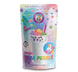 RAINBOW BOBA Tea Real Tapioca Pearls Ready in 5 Minutes by Buddha Bubbles Boba (10 Ounce)