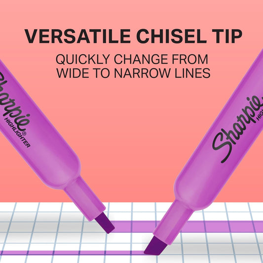 Sharpie_Tank_Highlighters,_Chisel_Tip,_12_Assorted_Fashion_Colors,_Value_Pack,_36_Count_-_For_Studying,_Note-Taking,_School,_College,_Office,_Student_&_Teacher_Supplies