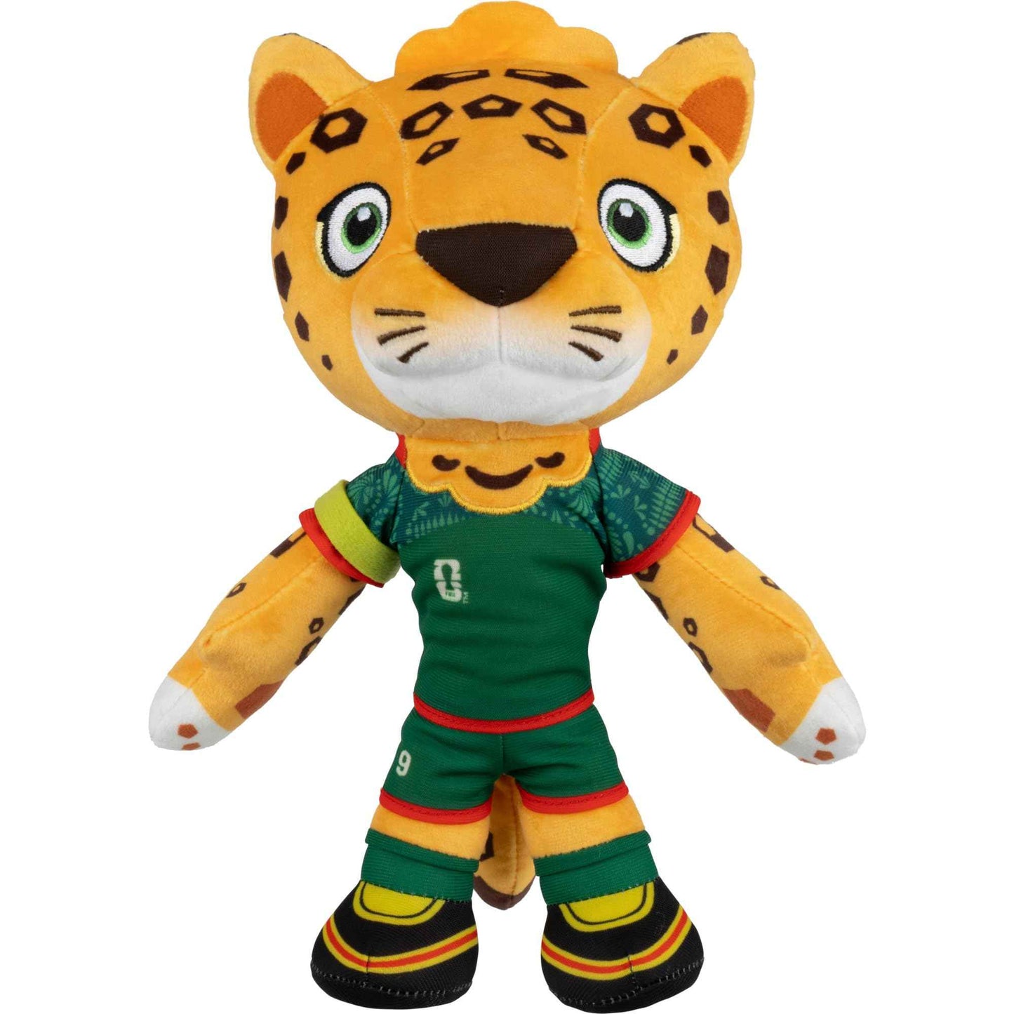 Jazwares FIFA® World Cup 2026 USA 8-Inch Plush - Official Clutch™ Bald Eagle Mascot with Blue Uniform, Soft Collectible Toy for Fans - Ages 3+
