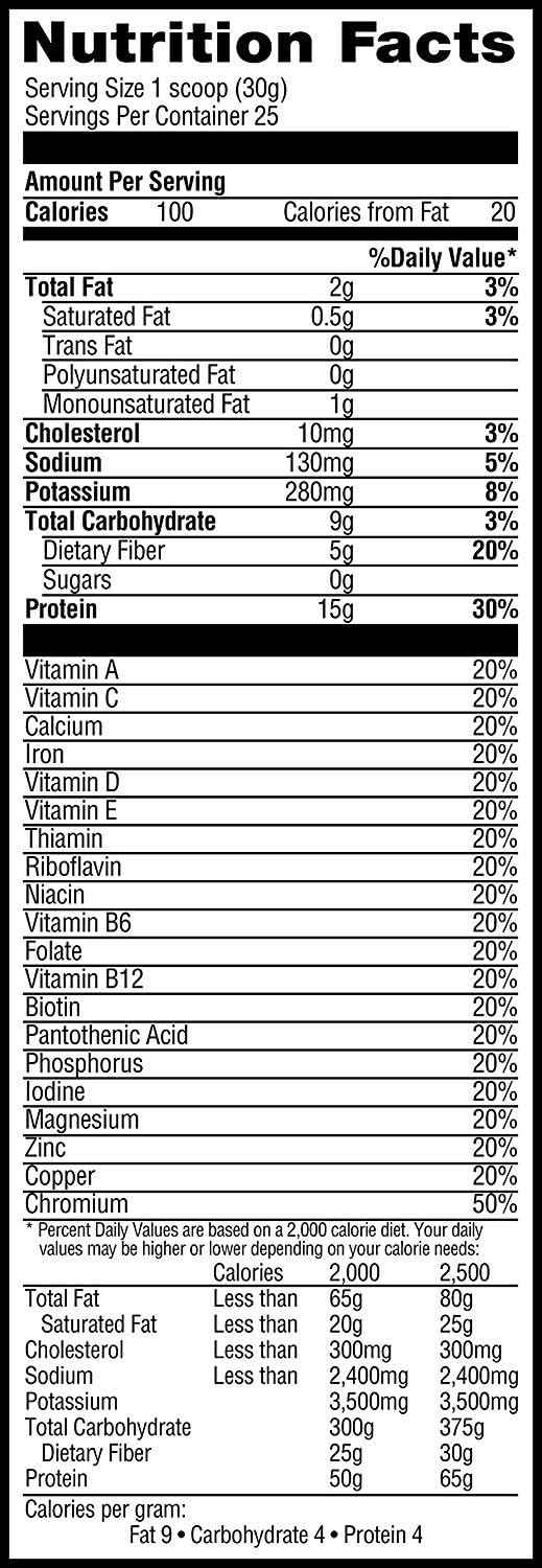 Muscle Milk ZERO, 100 Calorie Protein Powder, 15g Protein