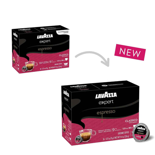 Lavazza Capsules, Medium Roast, 100% Arabica, Compatible with Own Classy Machines