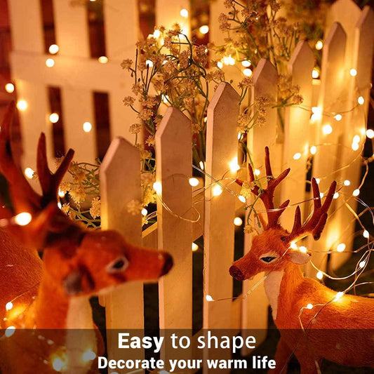 LumNest Battery Fairy Lights – Nursery Nightlight Glow, Safe Low Voltage 200 LED Set