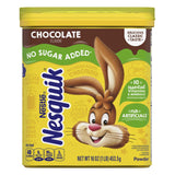 Nesquik Chocolate Powder No Sugar Added, 16 oz