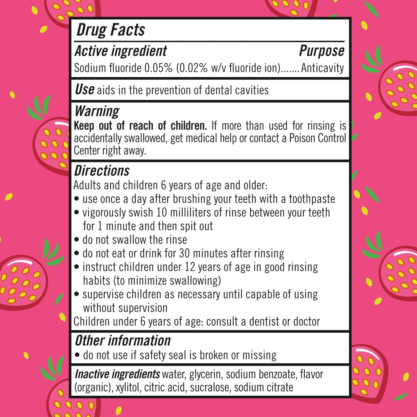 TheraBreath_Kids_Mouthwash_with_Fluoride,_Organic_Strawberry_Splash,_Anticavity,_16_fl_oz,_2_Pack