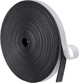MAGZO Weather Stripping Door Seal, 1/2 Inch Wide X 1/8 Inch Thick Adhesive Foam Tape Soundproof Weatherstripping for Windows, 3 Rolls Total 50FT Black