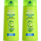 Garnier Fructis Fortifying 2-in-1 Shampoo and Conditioner for Stronger-Looking Hair with Touchable Softness, Daily Hair Care for Men and Women, Vegan, Paraben-Free 22 Fl Oz